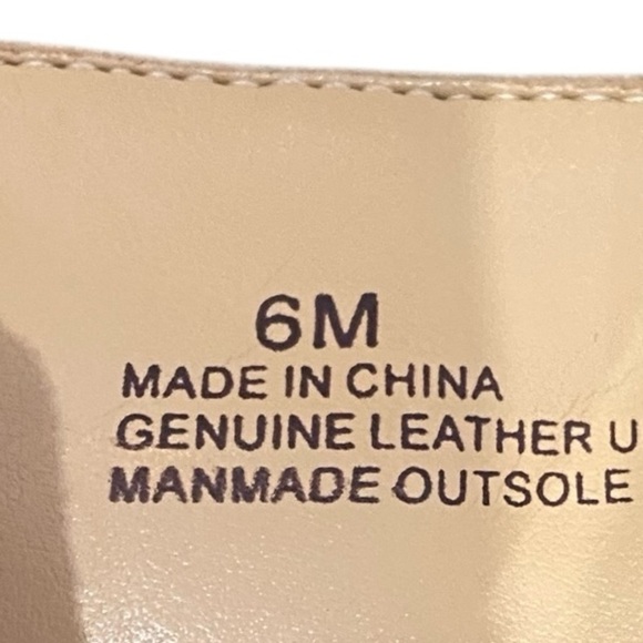 Talbots 100% leather suede ankle tan zip up booties folded bow round toe size 6 - Picture 10 of 11